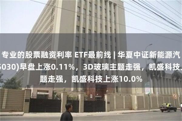 专业的股票融资利率 ETF最前线 | 华夏中证新能源汽车ETF(515030)早盘上涨0.11%，3D玻璃主题走强，凯盛科技上涨10.0%