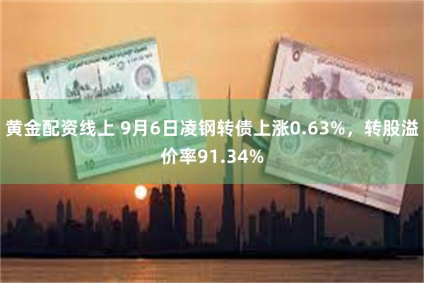 黄金配资线上 9月6日凌钢转债上涨0.63%，转股溢价率91.34%