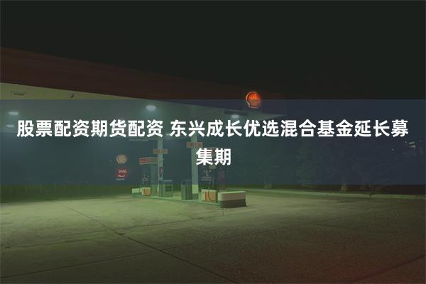 股票配资期货配资 东兴成长优选混合基金延长募集期