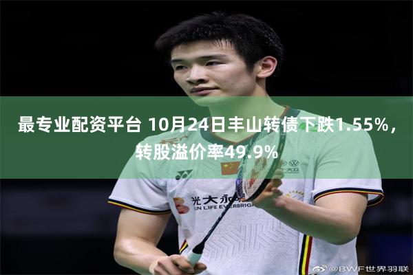 最专业配资平台 10月24日丰山转债下跌1.55%，转股溢价率49.9%